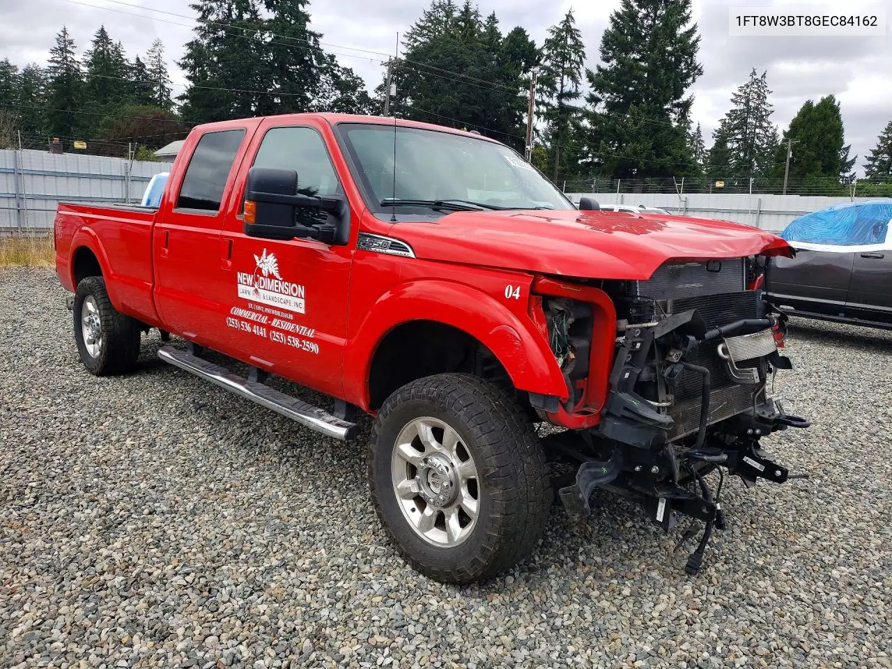 2016 Ford F350 Super Duty VIN: 1FT8W3BT8GEC84162 Lot: 61225806