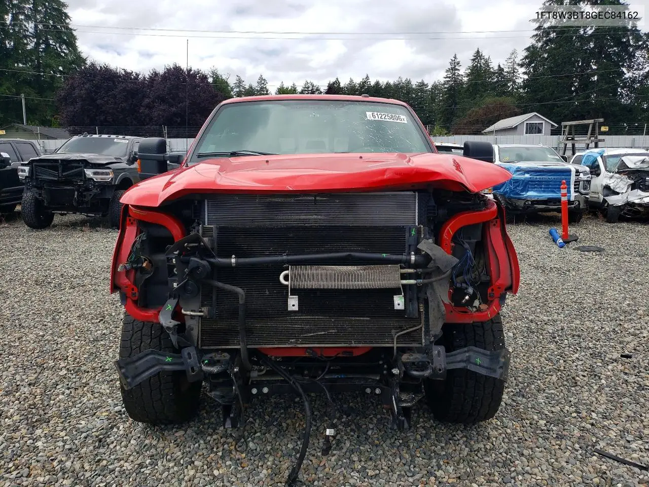 2016 Ford F350 Super Duty VIN: 1FT8W3BT8GEC84162 Lot: 61225806