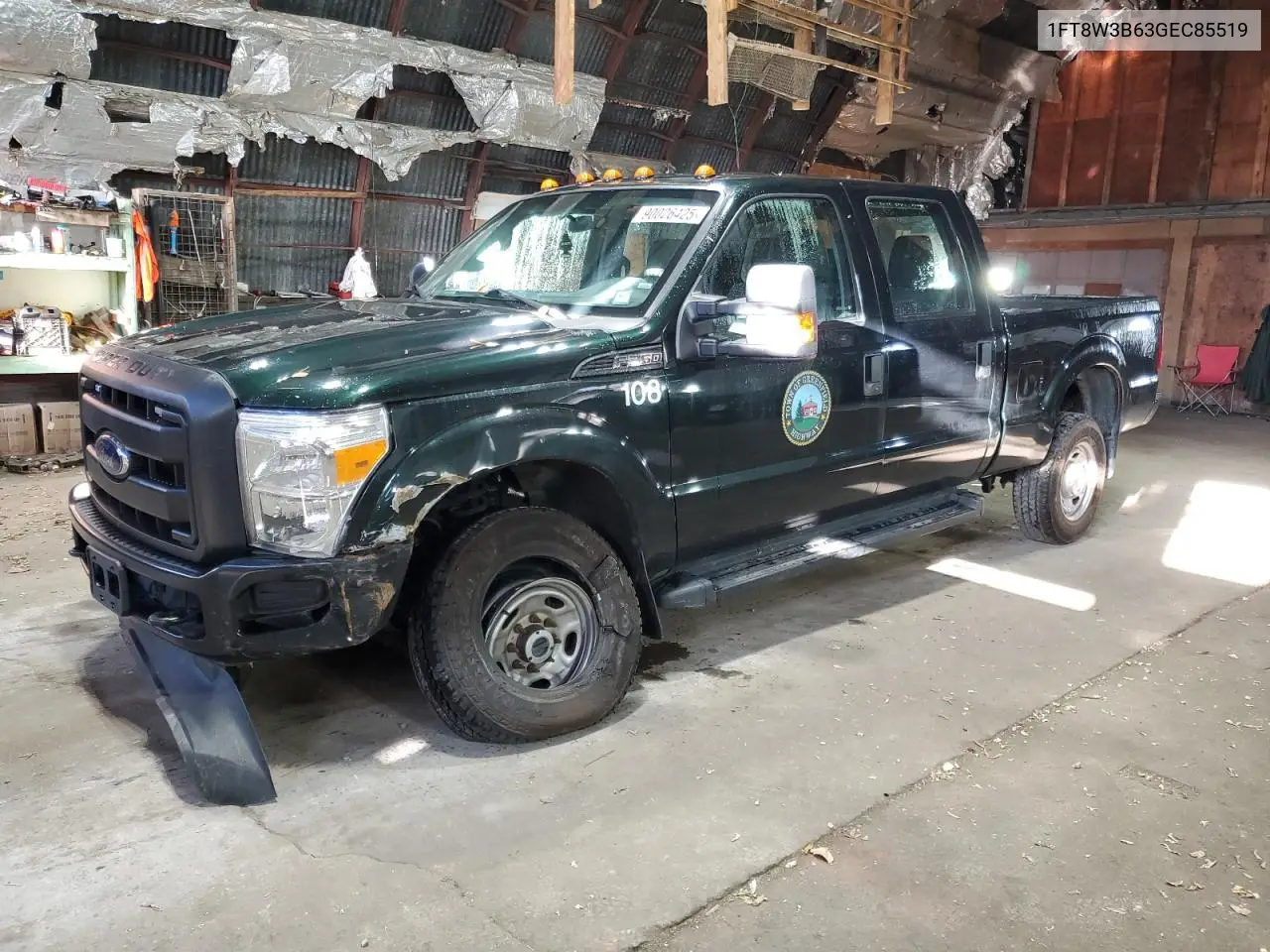 1FT8W3B63GEC85519 2016 Ford F350 Super Duty