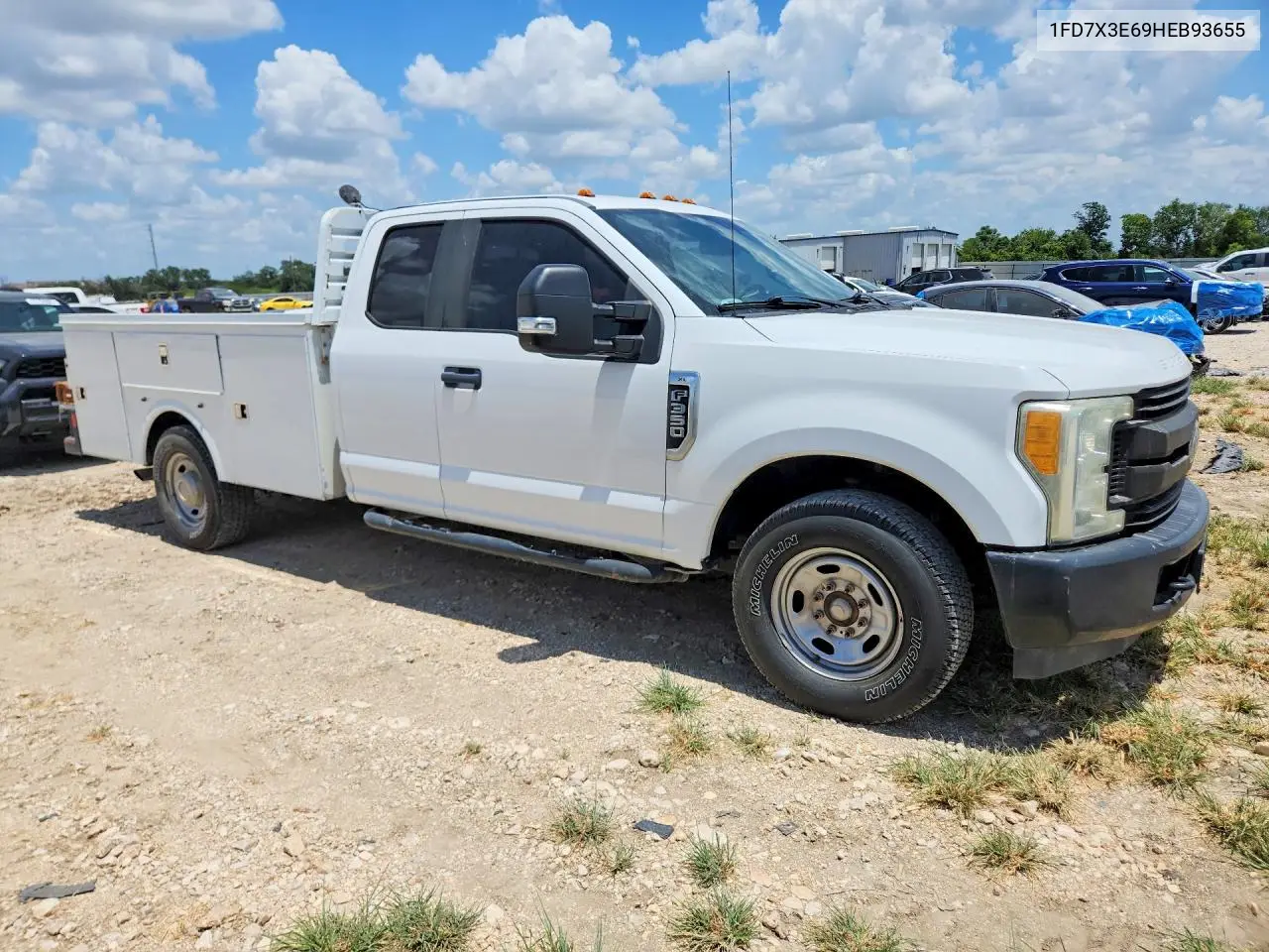 2017 Ford F350 Super Duty VIN: 1FD7X3E69HEB93655 Lot: 59342326