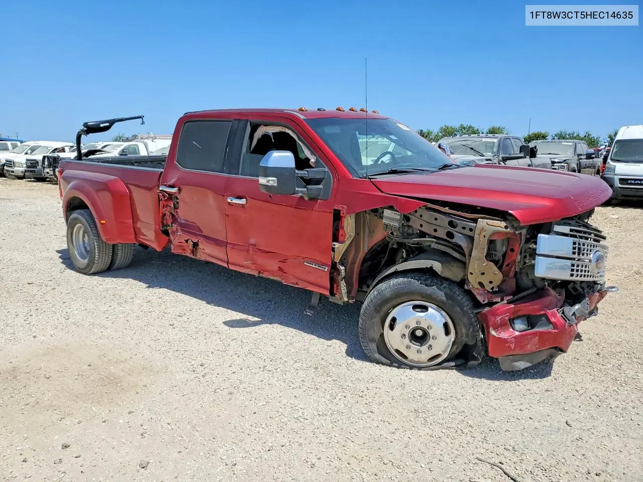 2017 Ford F350 Super Duty VIN: 1FT8W3CT5HEC14635 Lot: 59998446