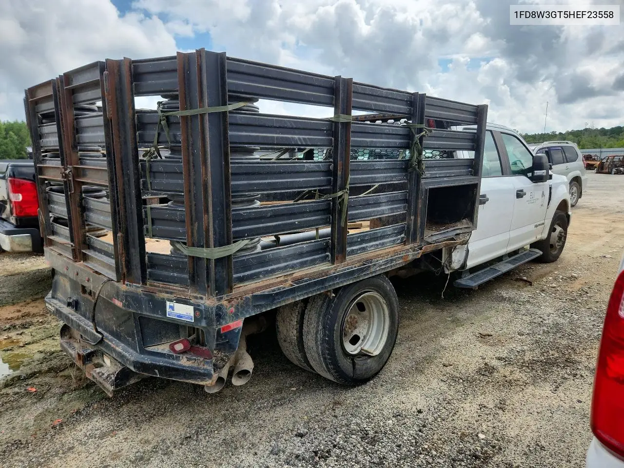2017 Ford F350 Super Duty VIN: 1FD8W3GT5HEF23558 Lot: 60178516