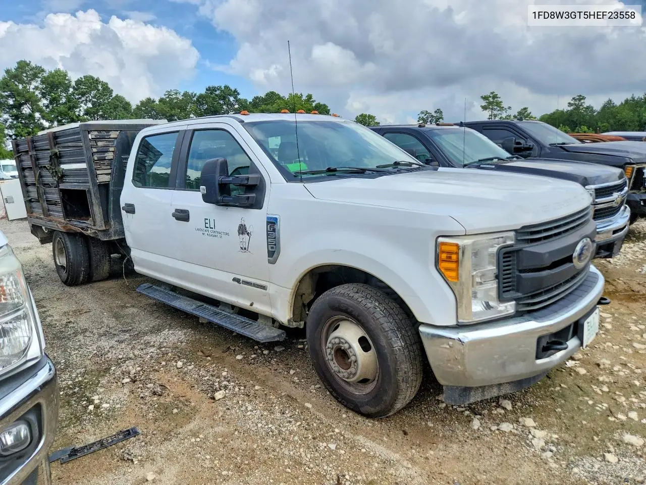 2017 Ford F350 Super Duty VIN: 1FD8W3GT5HEF23558 Lot: 60178516