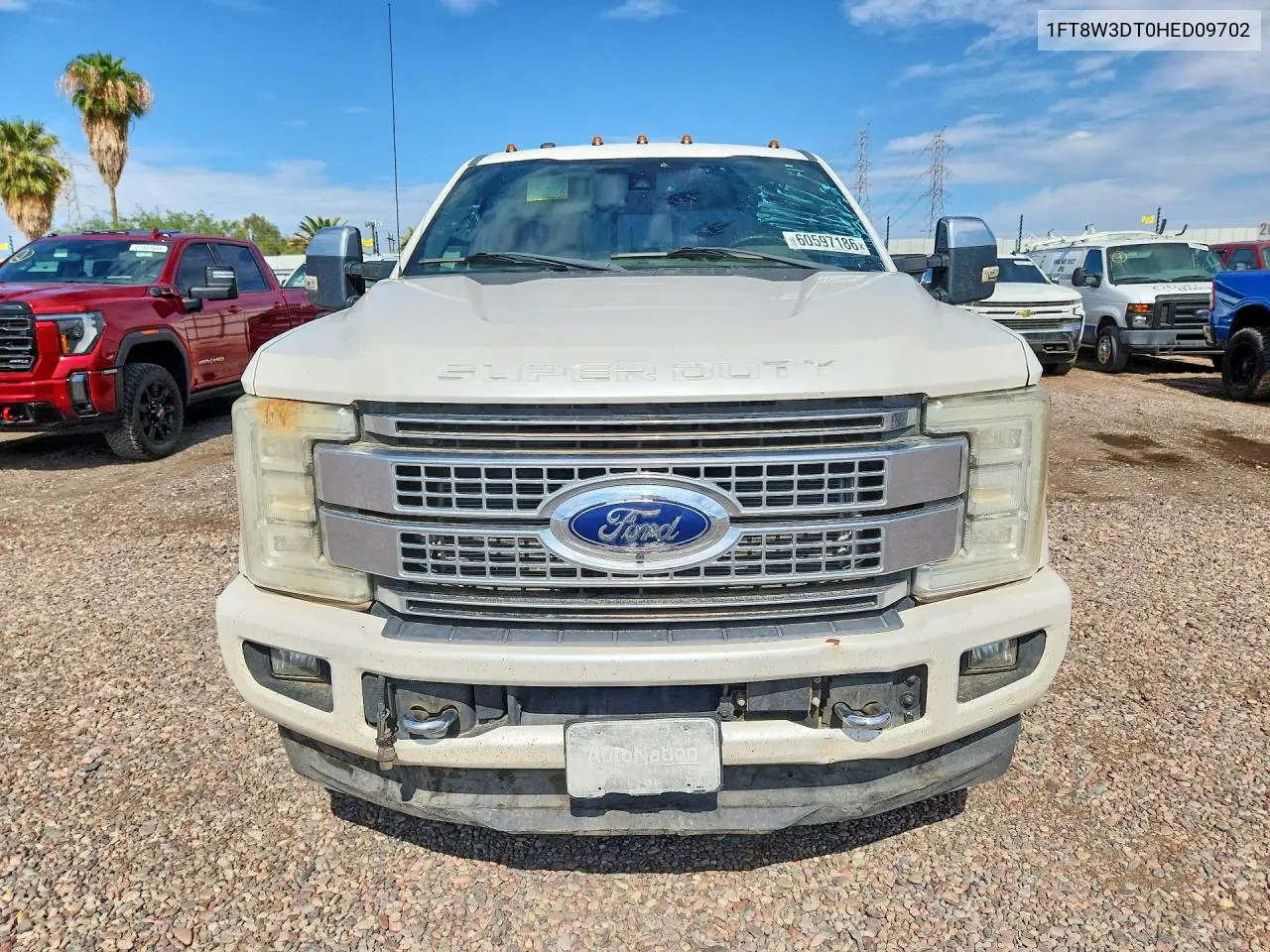2017 Ford F350 Super Duty VIN: 1FT8W3DT0HED09702 Lot: 60597186