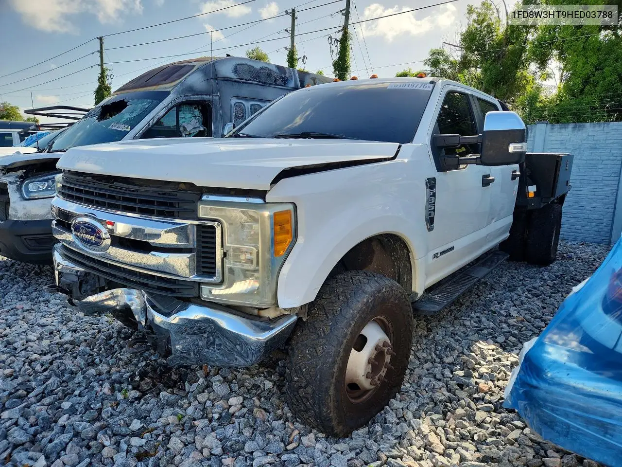 2017 Ford F350 Super Duty VIN: 1FD8W3HT9HED03788 Lot: 61019776