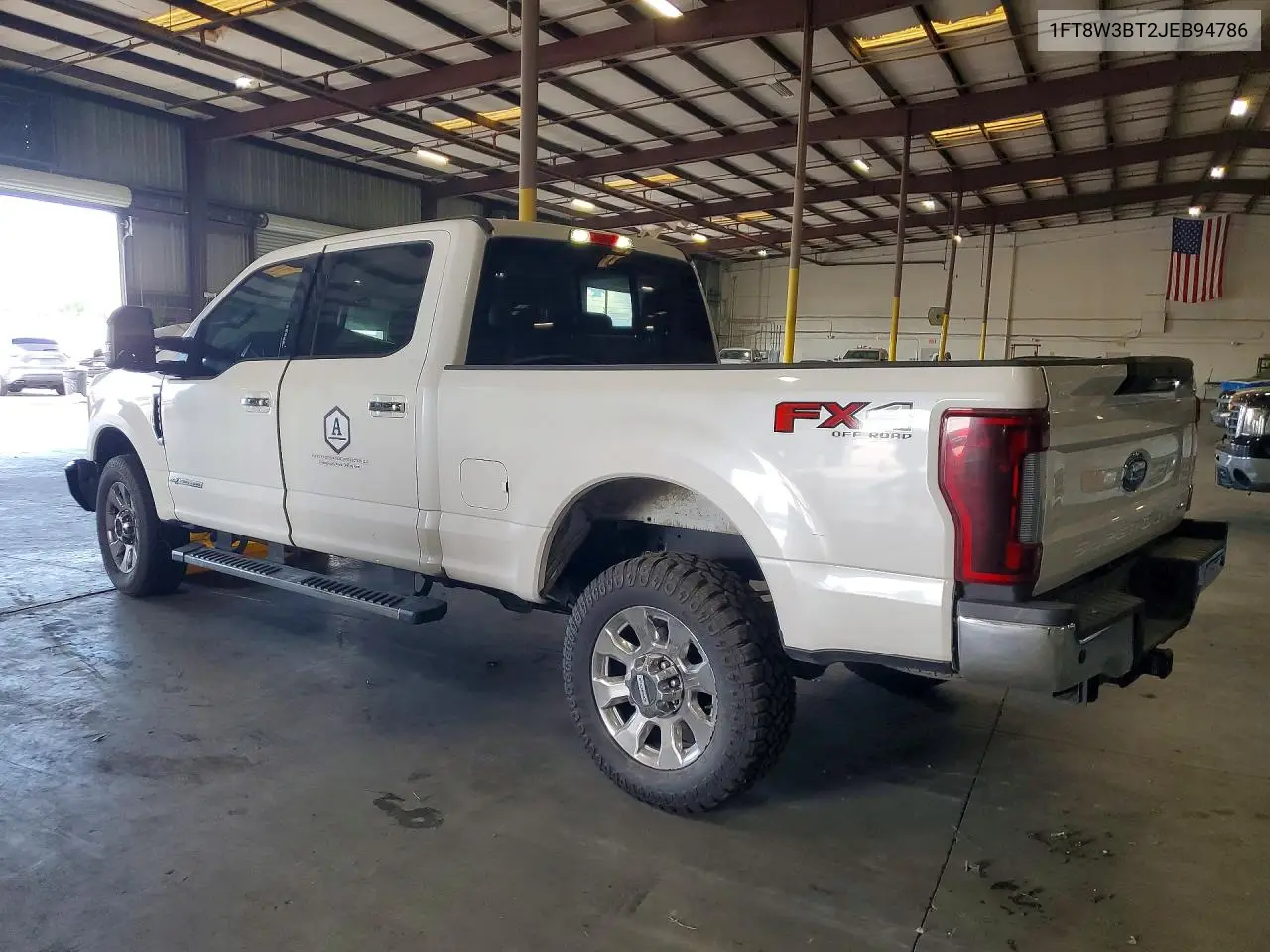 2018 Ford F350 Super Duty VIN: 1FT8W3BT2JEB94786 Lot: 59185916