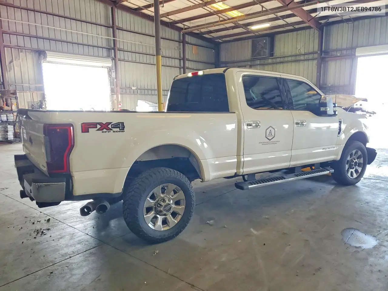 2018 Ford F350 Super Duty VIN: 1FT8W3BT2JEB94786 Lot: 59185916