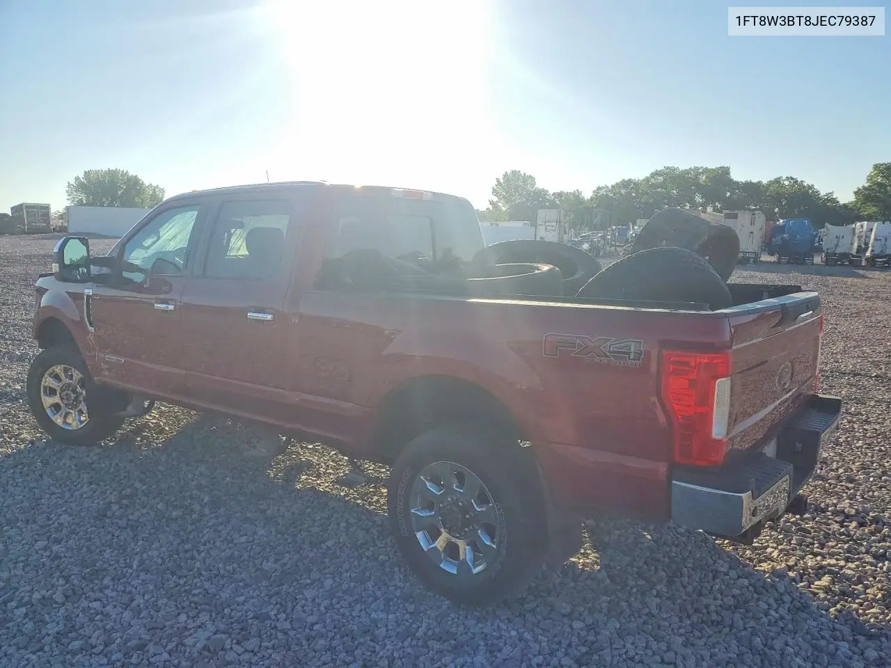 2018 Ford F350 Super Duty VIN: 1FT8W3BT8JEC79387 Lot: 59698146
