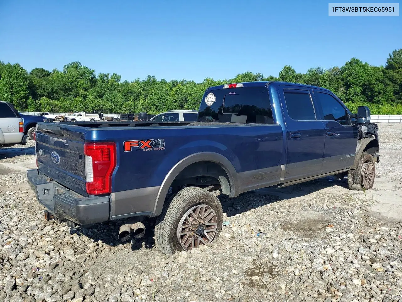 2019 Ford F350 Super Duty VIN: 1FT8W3BT5KEC65951 Lot: 52759316
