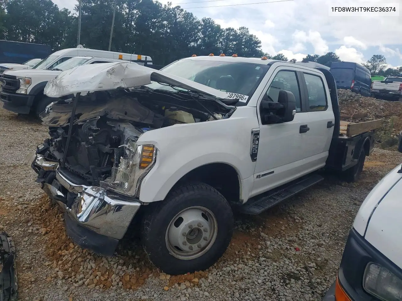 2019 Ford F350 Super Duty VIN: 1FD8W3HT9KEC36374 Lot: 58407996