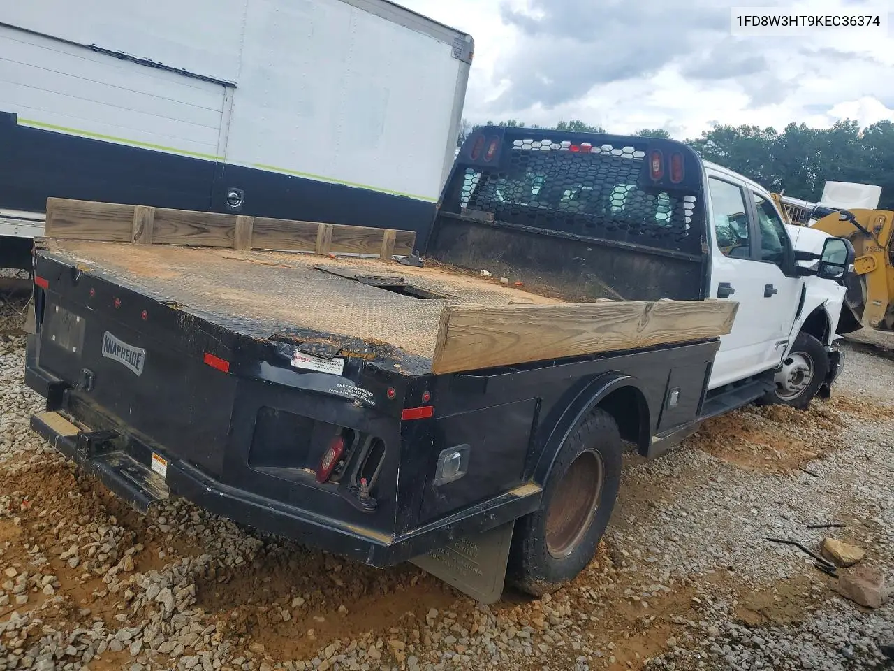 2019 Ford F350 Super Duty VIN: 1FD8W3HT9KEC36374 Lot: 58407996