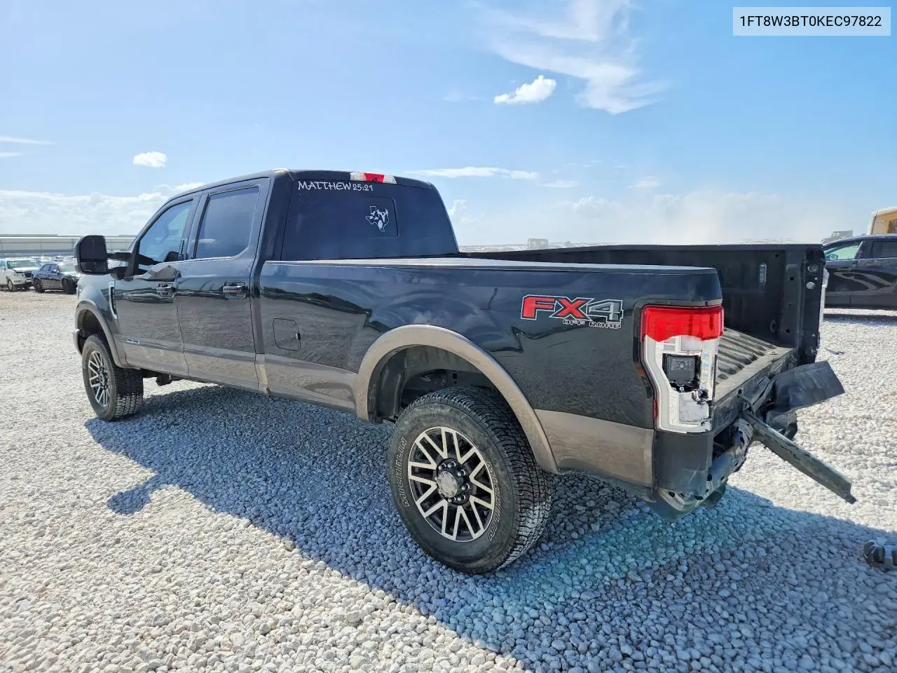 2019 Ford F350 Super Duty VIN: 1FT8W3BT0KEC97822 Lot: 60059376