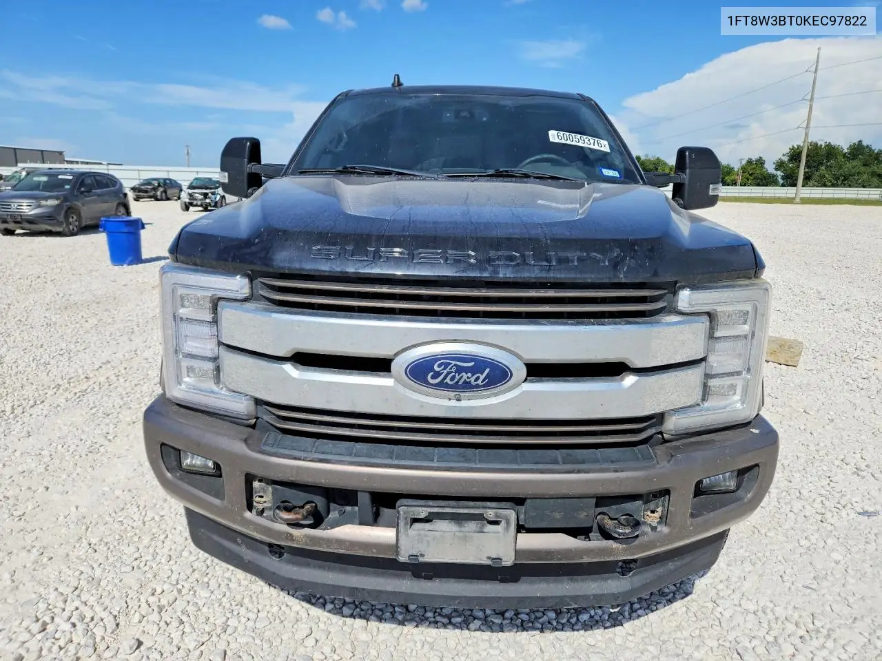2019 Ford F350 Super Duty VIN: 1FT8W3BT0KEC97822 Lot: 60059376