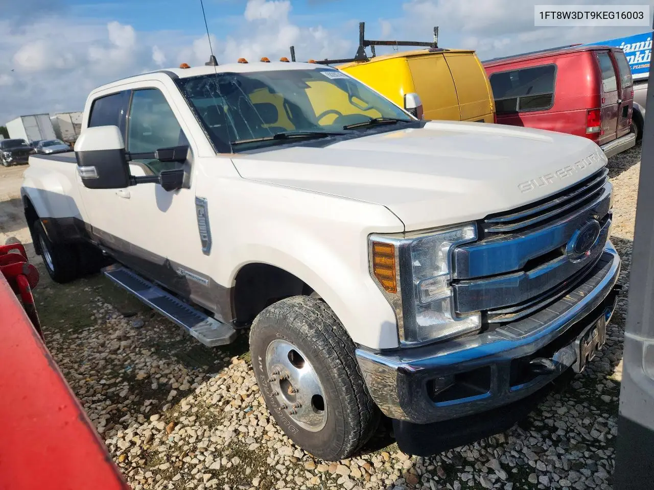 2019 Ford F350 Lariat VIN: 1FT8W3DT9KEG16003 Lot: 60280746