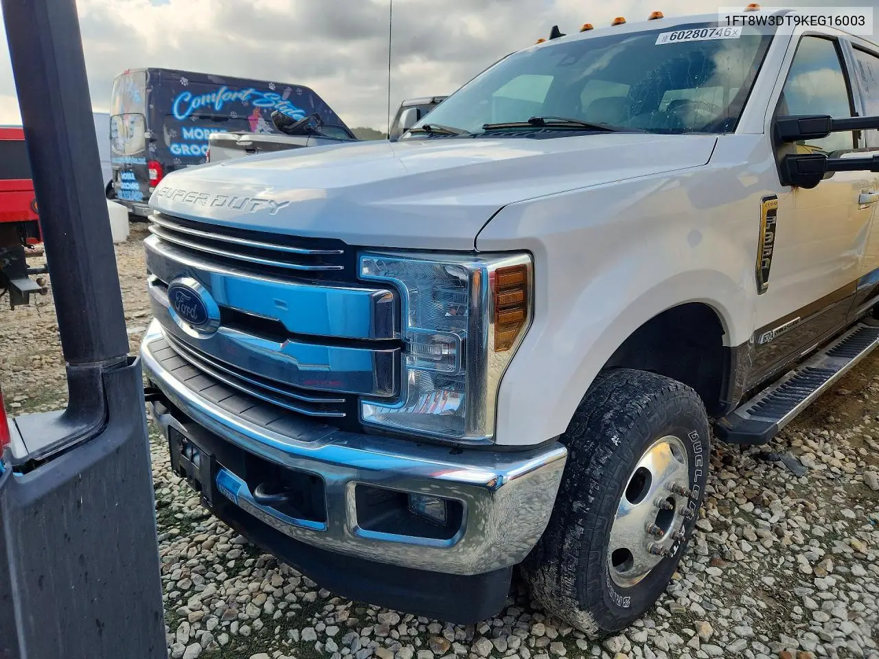 2019 Ford F350 Lariat VIN: 1FT8W3DT9KEG16003 Lot: 60280746