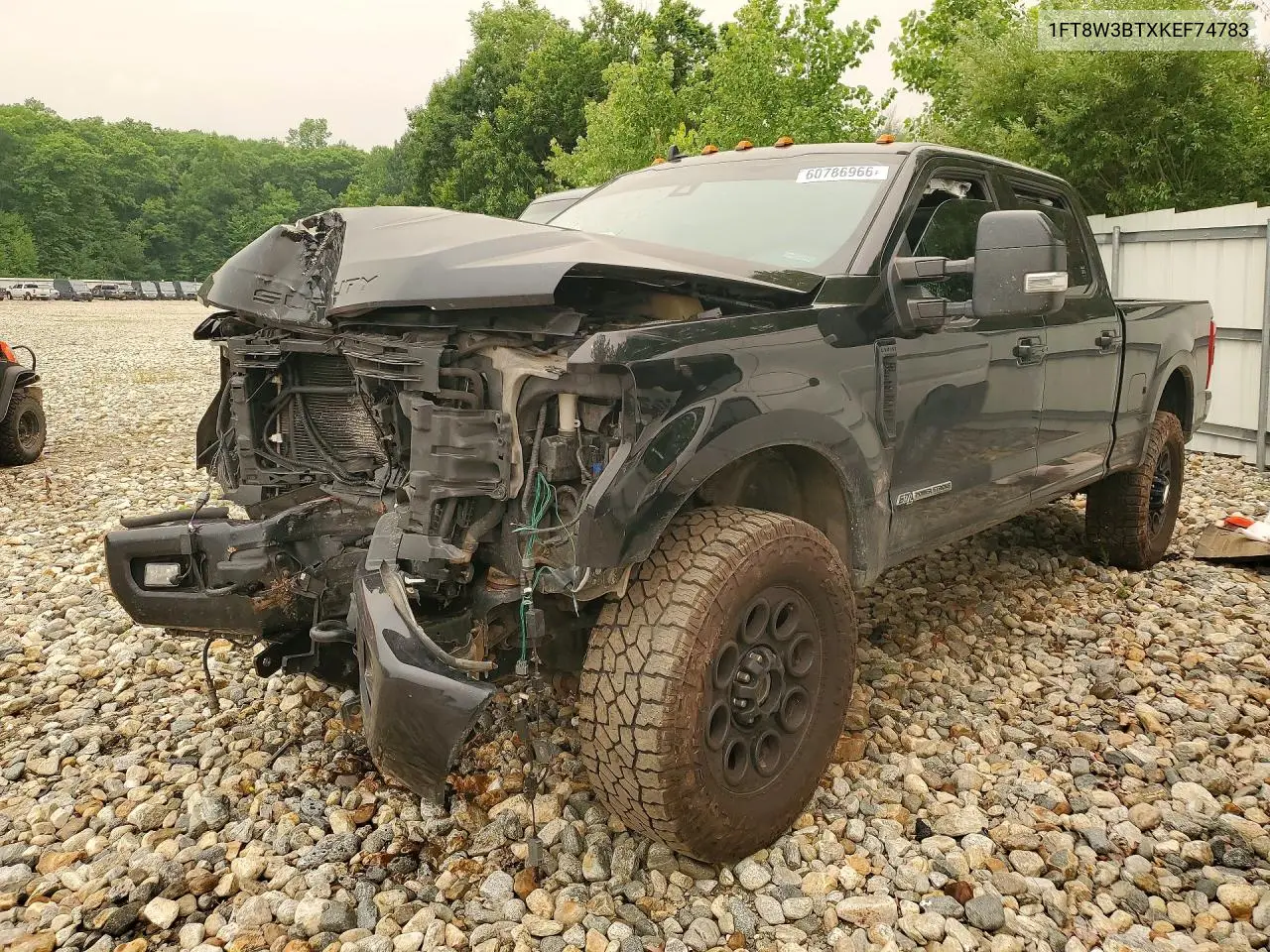 2019 Ford F350 Super Duty VIN: 1FT8W3BTXKEF74783 Lot: 60786966