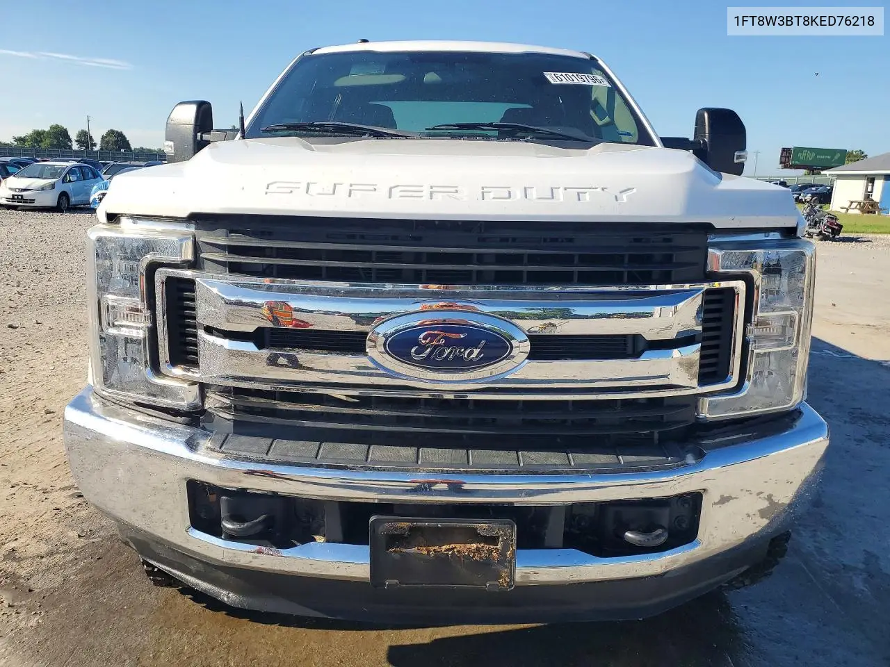 2019 Ford F350 Super Duty VIN: 1FT8W3BT8KED76218 Lot: 61019796
