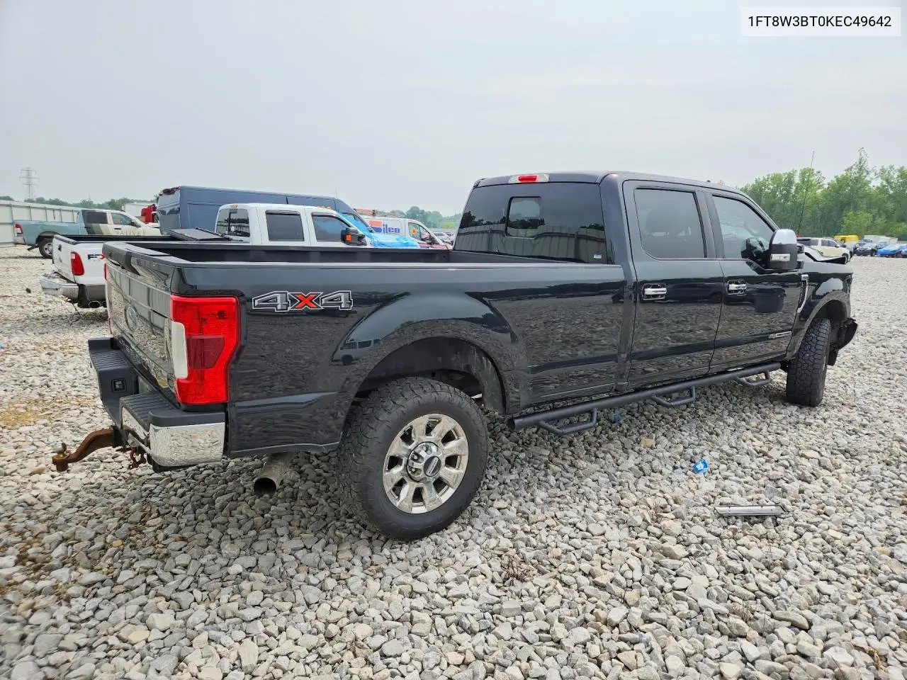 2019 Ford F350 Super Duty VIN: 1FT8W3BT0KEC49642 Lot: 61187306