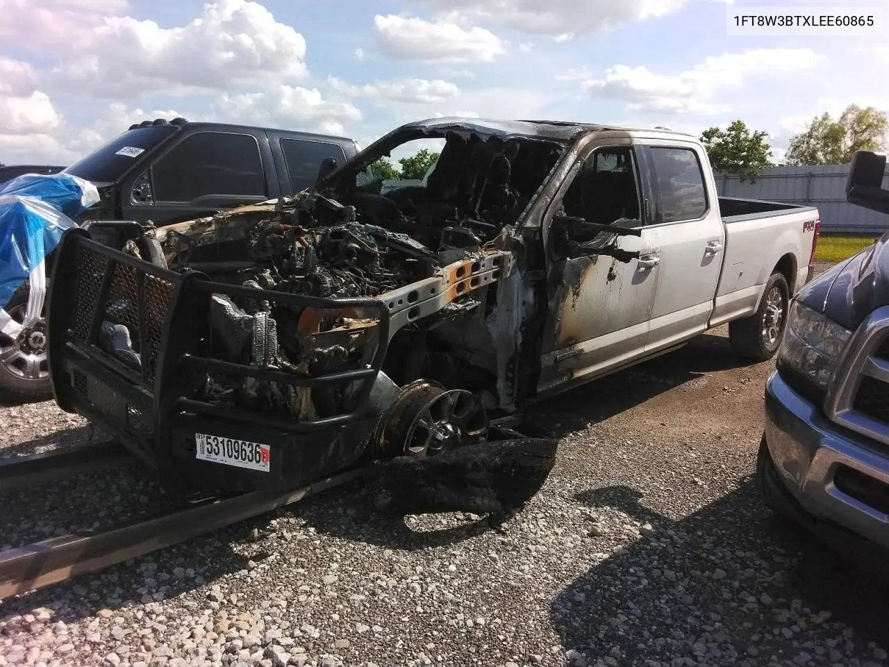 2020 Ford F350 Super Duty VIN: 1FT8W3BTXLEE60865 Lot: 53109636