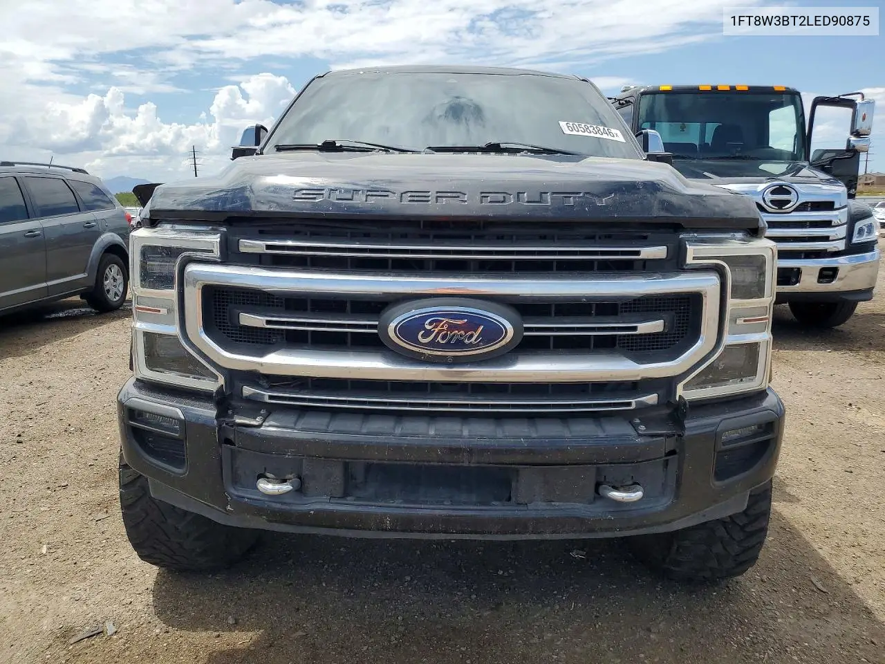 2020 Ford F350 Super Duty VIN: 1FT8W3BT2LED90875 Lot: 60583846