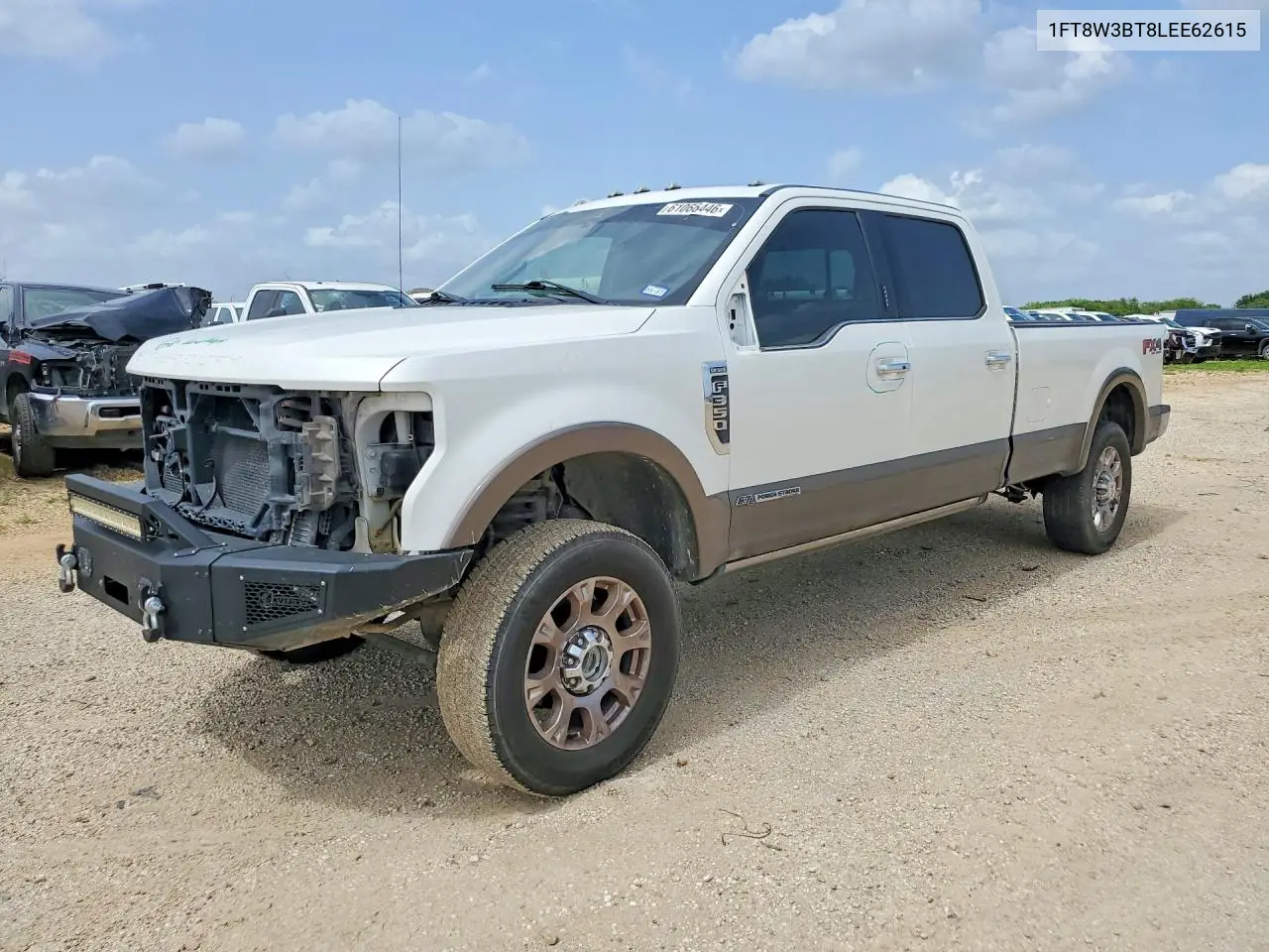 2020 Ford F350 Super Duty VIN: 1FT8W3BT8LEE62615 Lot: 61066446
