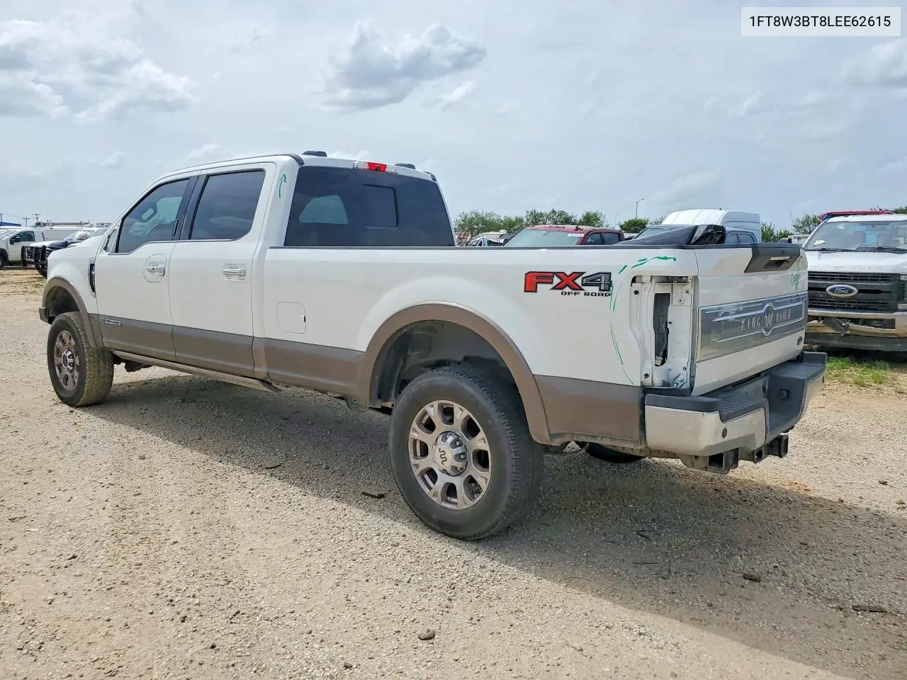 2020 Ford F350 Super Duty VIN: 1FT8W3BT8LEE62615 Lot: 61066446