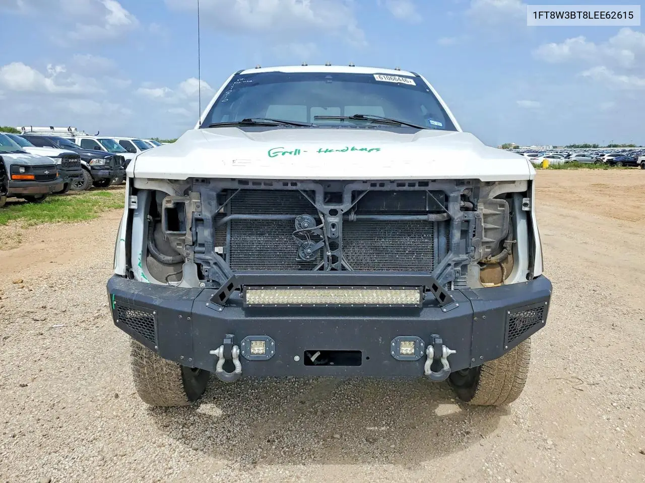 2020 Ford F350 Super Duty VIN: 1FT8W3BT8LEE62615 Lot: 61066446