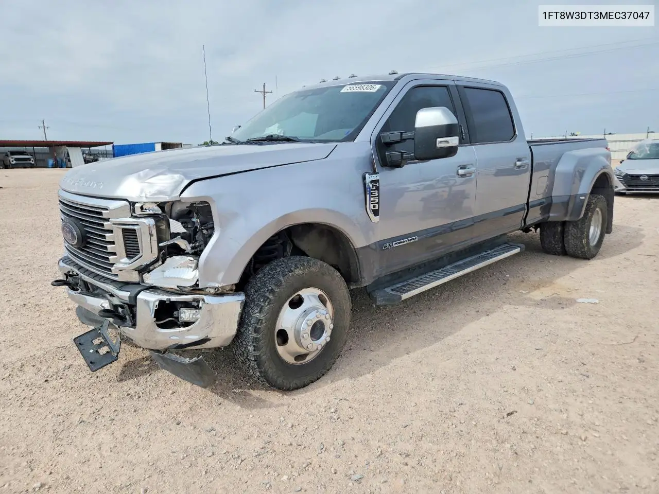 2021 Ford F350 Super Duty VIN: 1FT8W3DT3MEC37047 Lot: 56598306