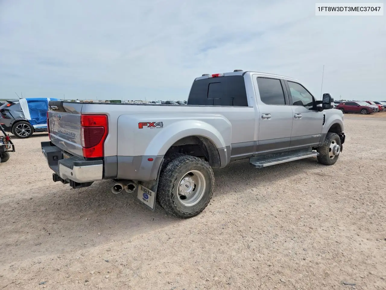 2021 Ford F350 Super Duty VIN: 1FT8W3DT3MEC37047 Lot: 56598306