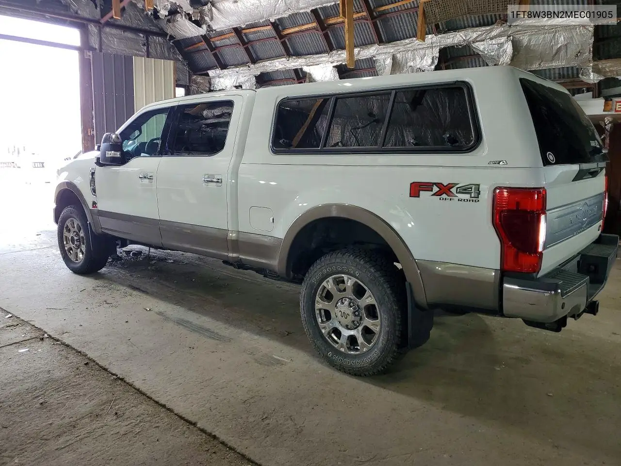 2021 Ford F350 Super Duty VIN: 1FT8W3BN2MEC01905 Lot: 57647086