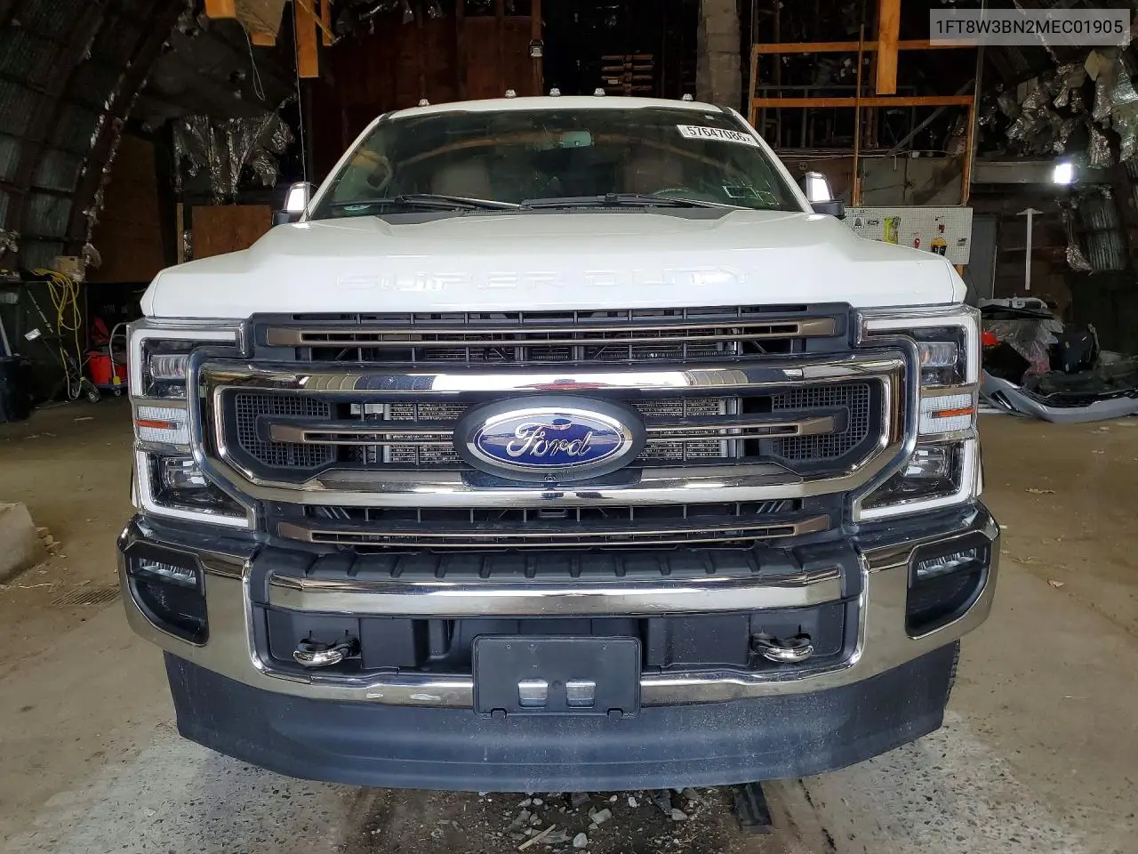 2021 Ford F350 Super Duty VIN: 1FT8W3BN2MEC01905 Lot: 57647086