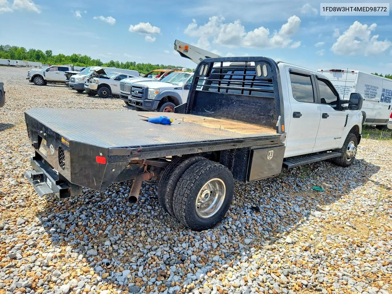 2021 Ford F350 Super Duty VIN: 1FD8W3HT4MED98772 Lot: 58971506