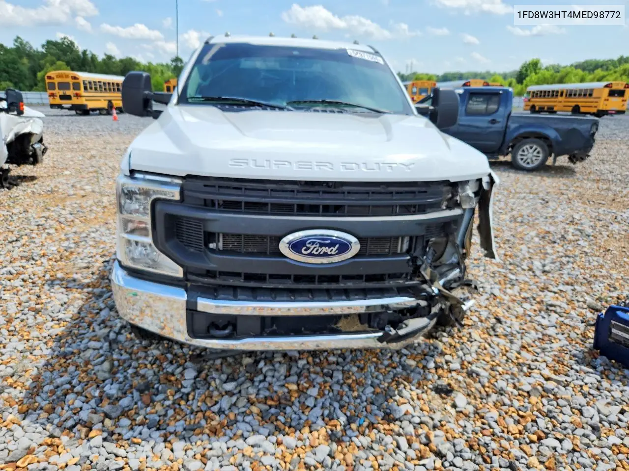 2021 Ford F350 Super Duty VIN: 1FD8W3HT4MED98772 Lot: 58971506