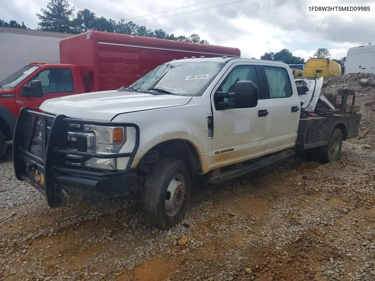 2021 Ford F350 Super Duty VIN: 1FD8W3HT5MED09985 Lot: 59816316