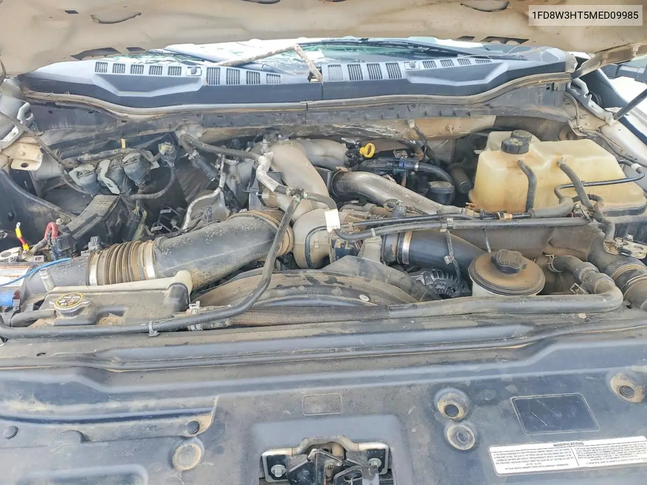 2021 Ford F350 Super Duty VIN: 1FD8W3HT5MED09985 Lot: 59816316
