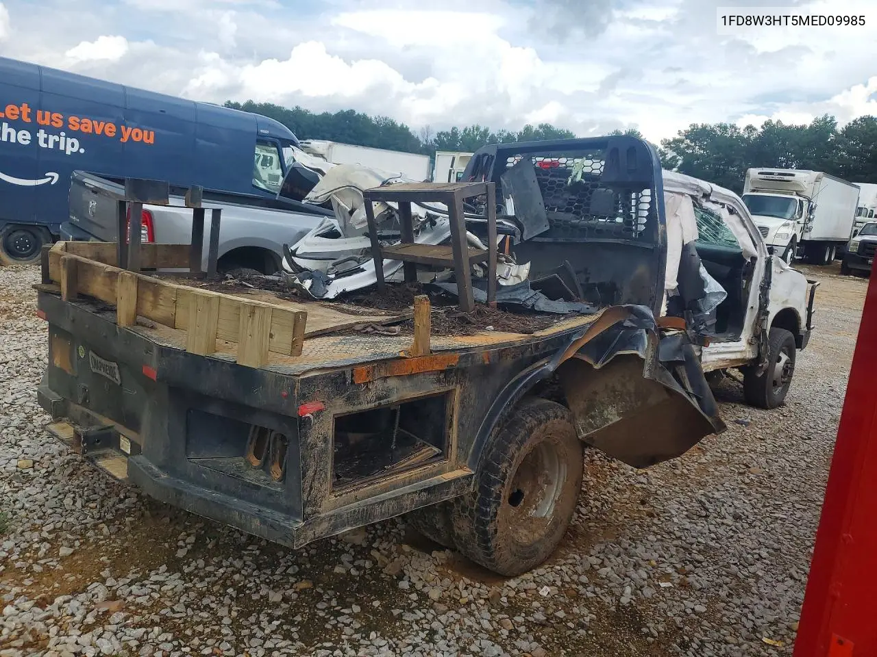 2021 Ford F350 Super Duty VIN: 1FD8W3HT5MED09985 Lot: 59816316