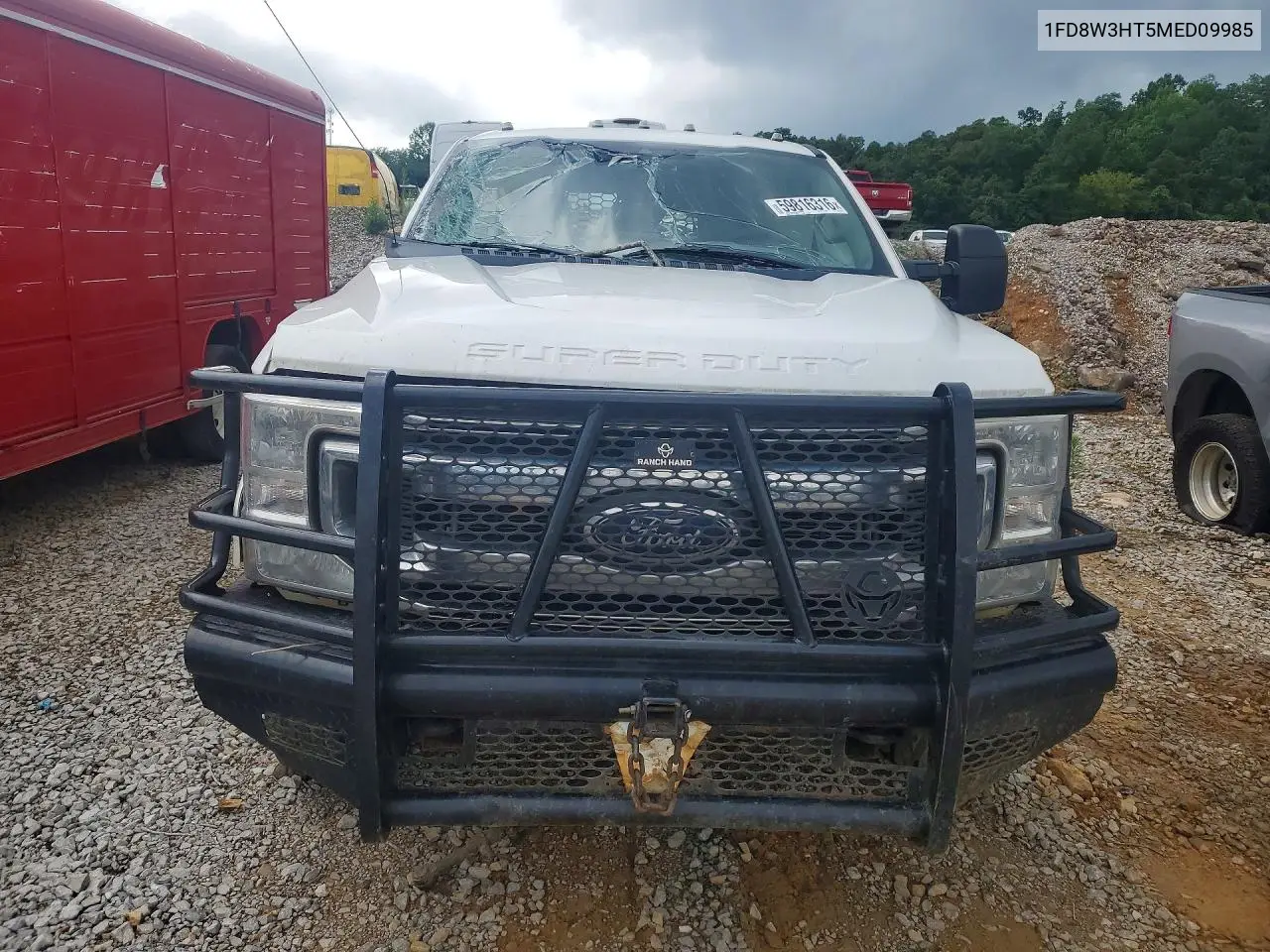 2021 Ford F350 Super Duty VIN: 1FD8W3HT5MED09985 Lot: 59816316