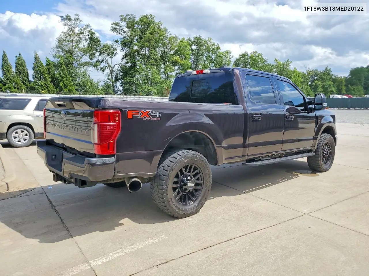 2021 Ford F350 Super Duty VIN: 1FT8W3BT8MED20122 Lot: 62488356
