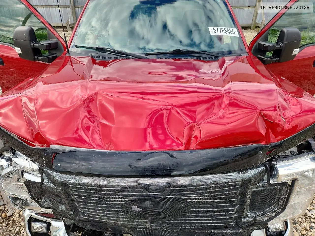 2022 Ford F350 Super Duty VIN: 1FTRF3DT8NED20138 Lot: 57768466