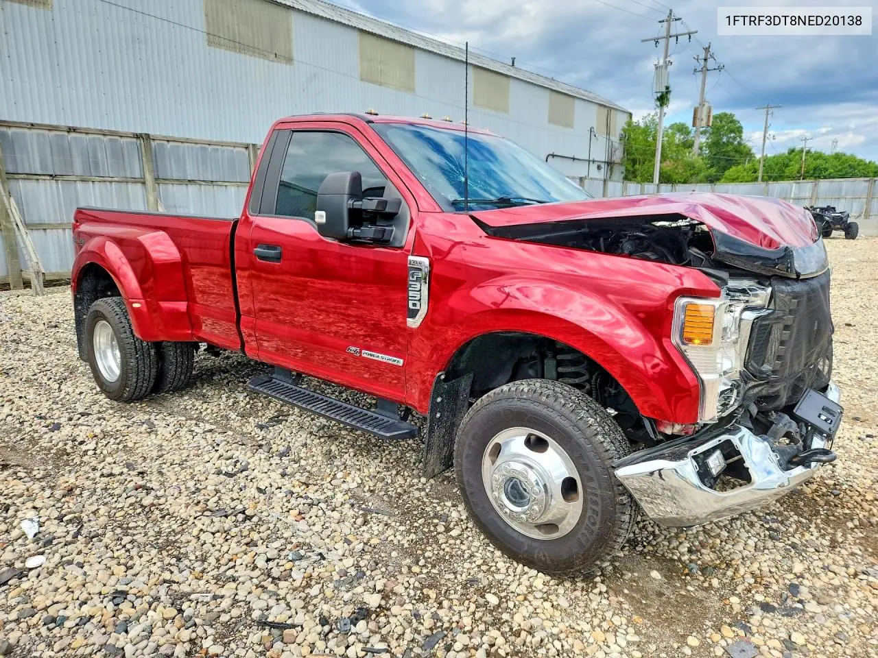 2022 Ford F350 Super Duty VIN: 1FTRF3DT8NED20138 Lot: 57768466