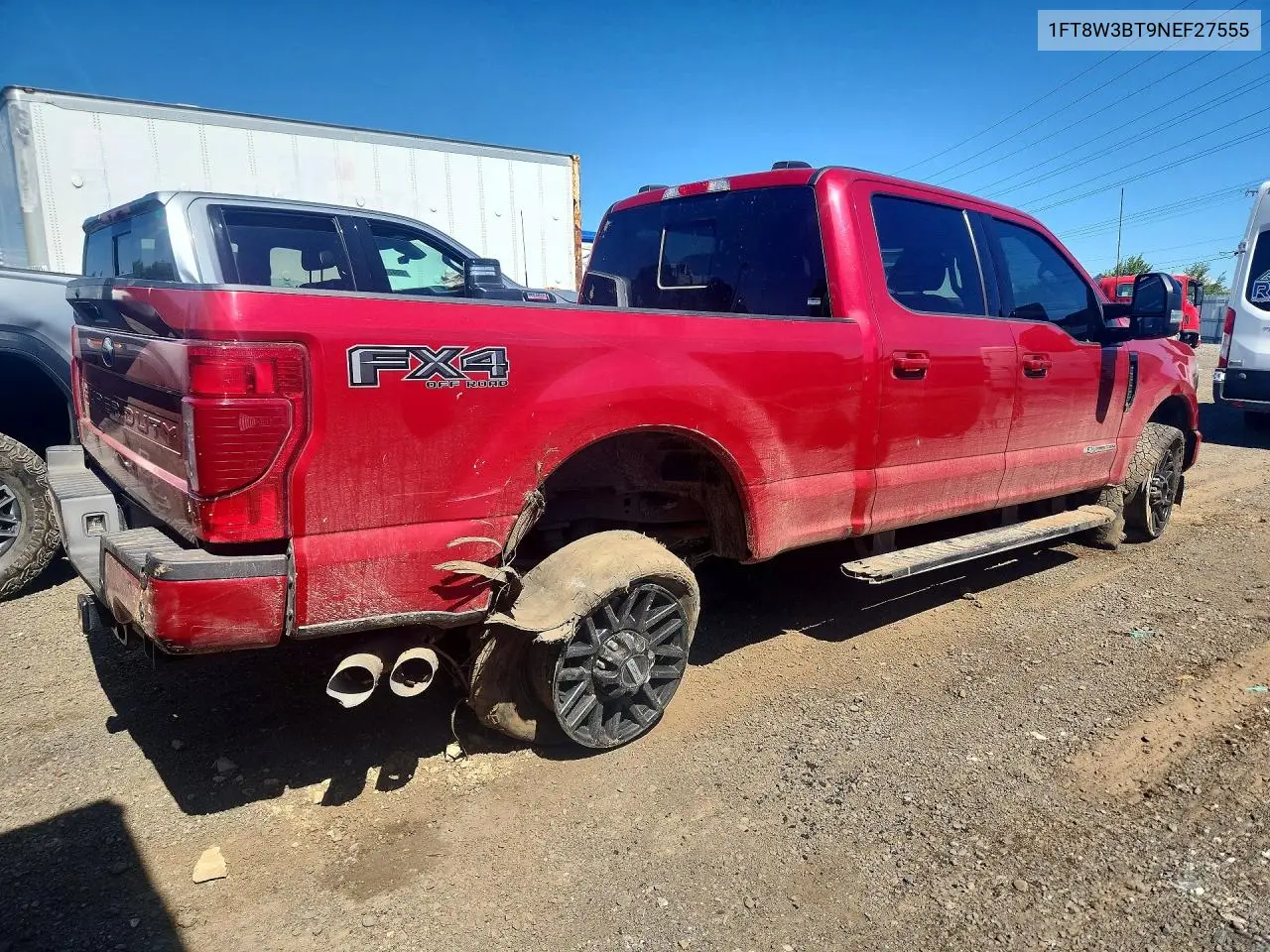 2022 Ford F350 Super Duty VIN: 1FT8W3BT9NEF27555 Lot: 59690626