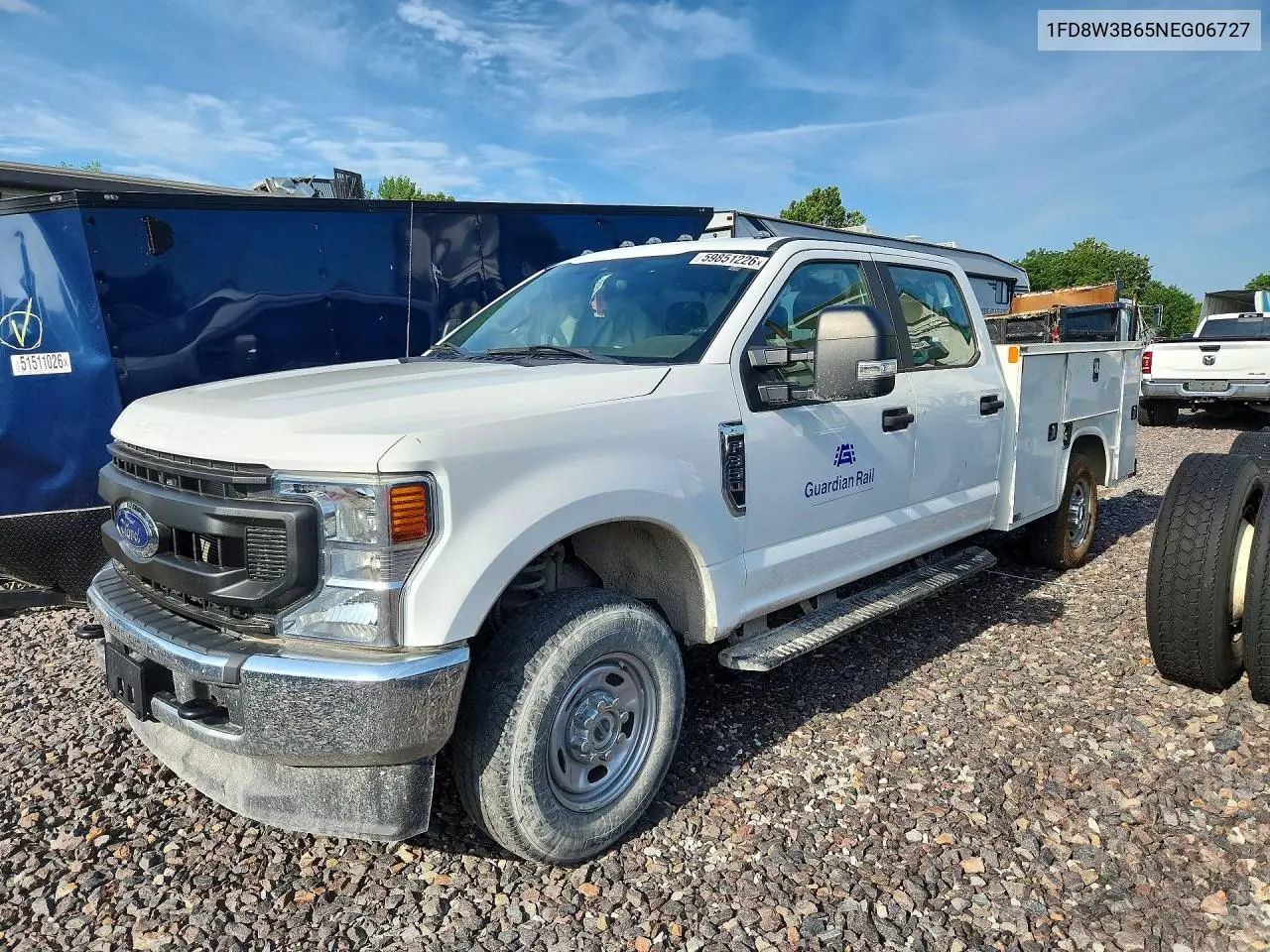 2022 Ford F350 Super Duty VIN: 1FD8W3B65NEG06727 Lot: 59851226