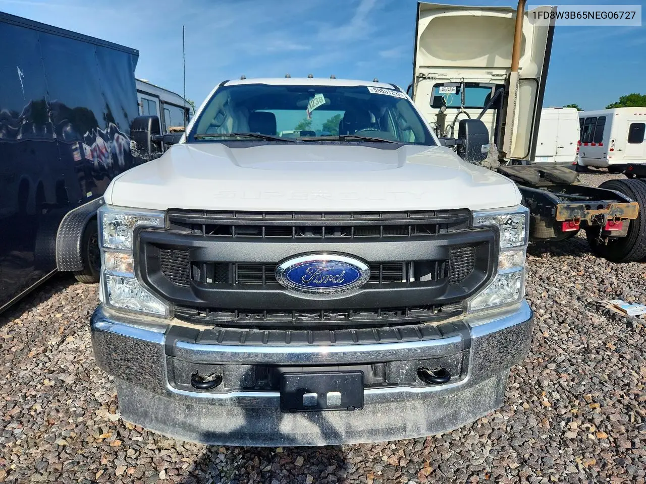 2022 Ford F350 Super Duty VIN: 1FD8W3B65NEG06727 Lot: 59851226