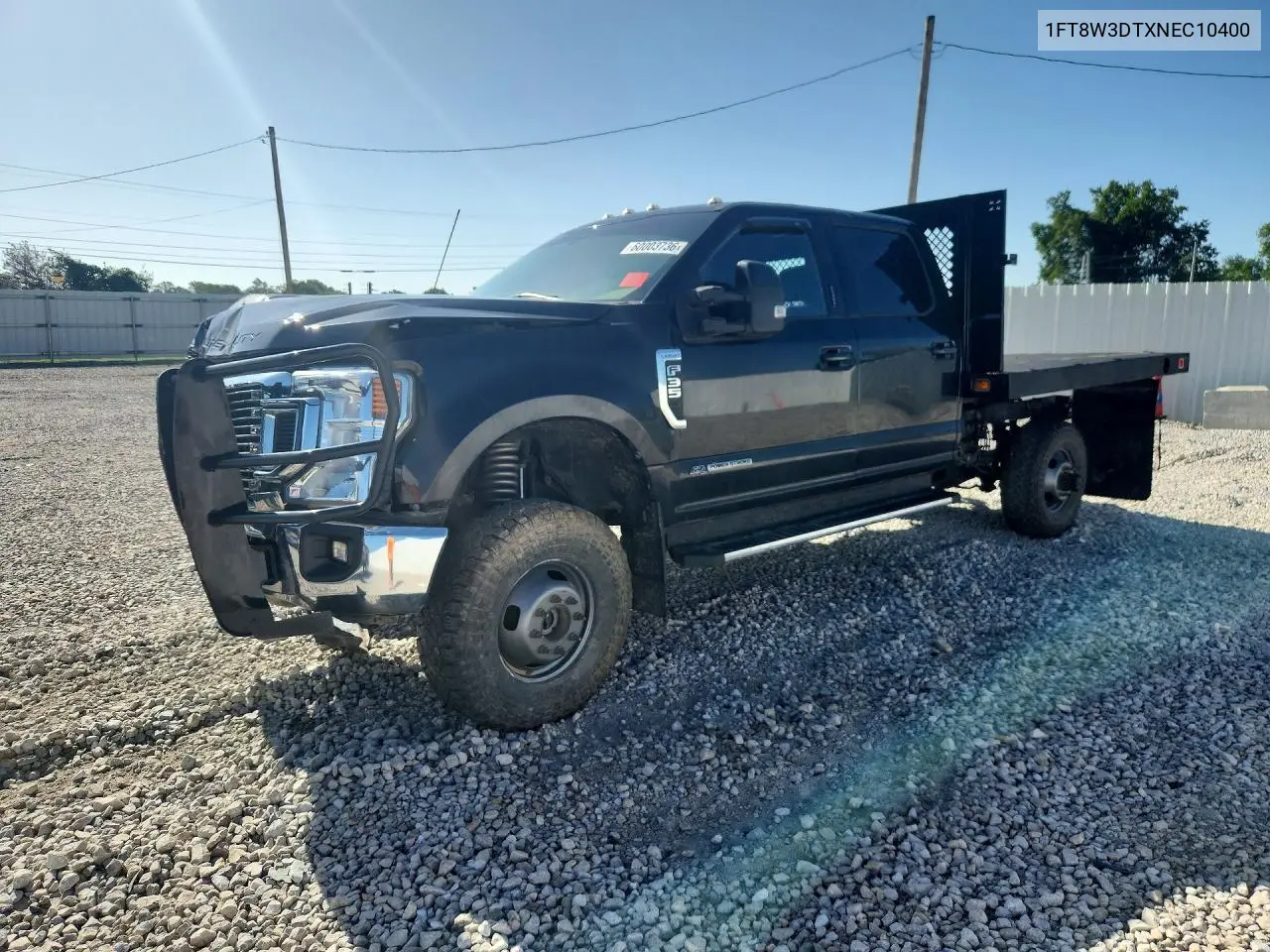 2022 Ford F350 Super Duty VIN: 1FT8W3DTXNEC10400 Lot: 60003736