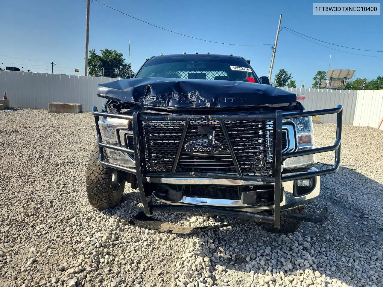 2022 Ford F350 Super Duty VIN: 1FT8W3DTXNEC10400 Lot: 60003736