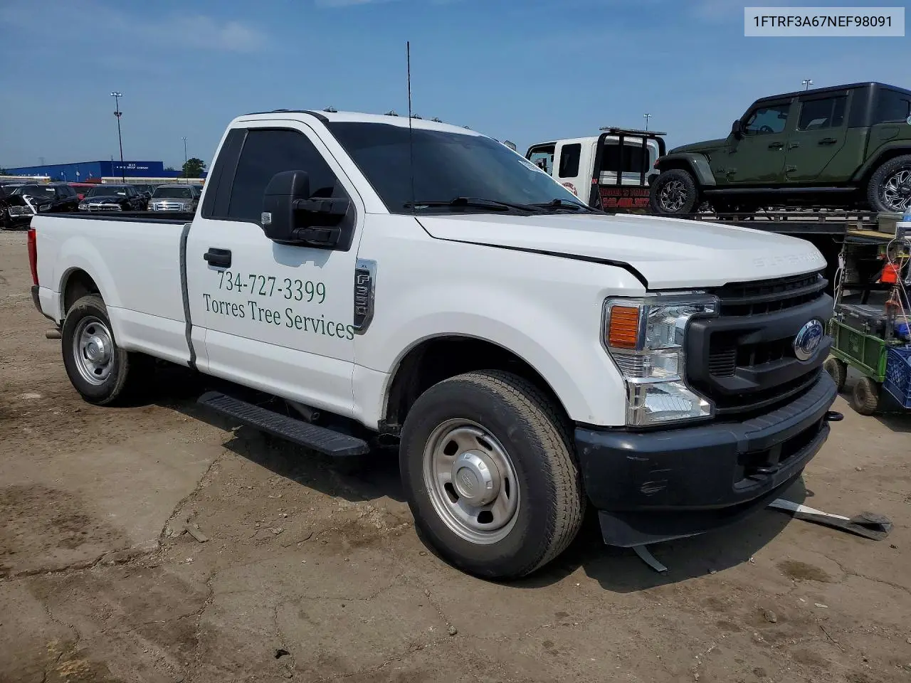 2022 Ford F350 VIN: 1FTRF3A67NEF98091 Lot: 60598066