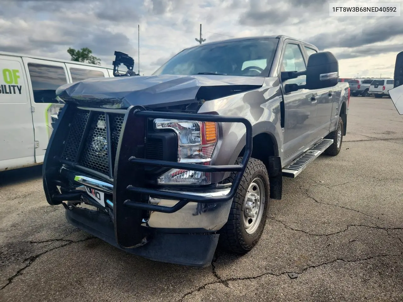 2022 Ford F350 Super Duty VIN: 1FT8W3B68NED40592 Lot: 60947506