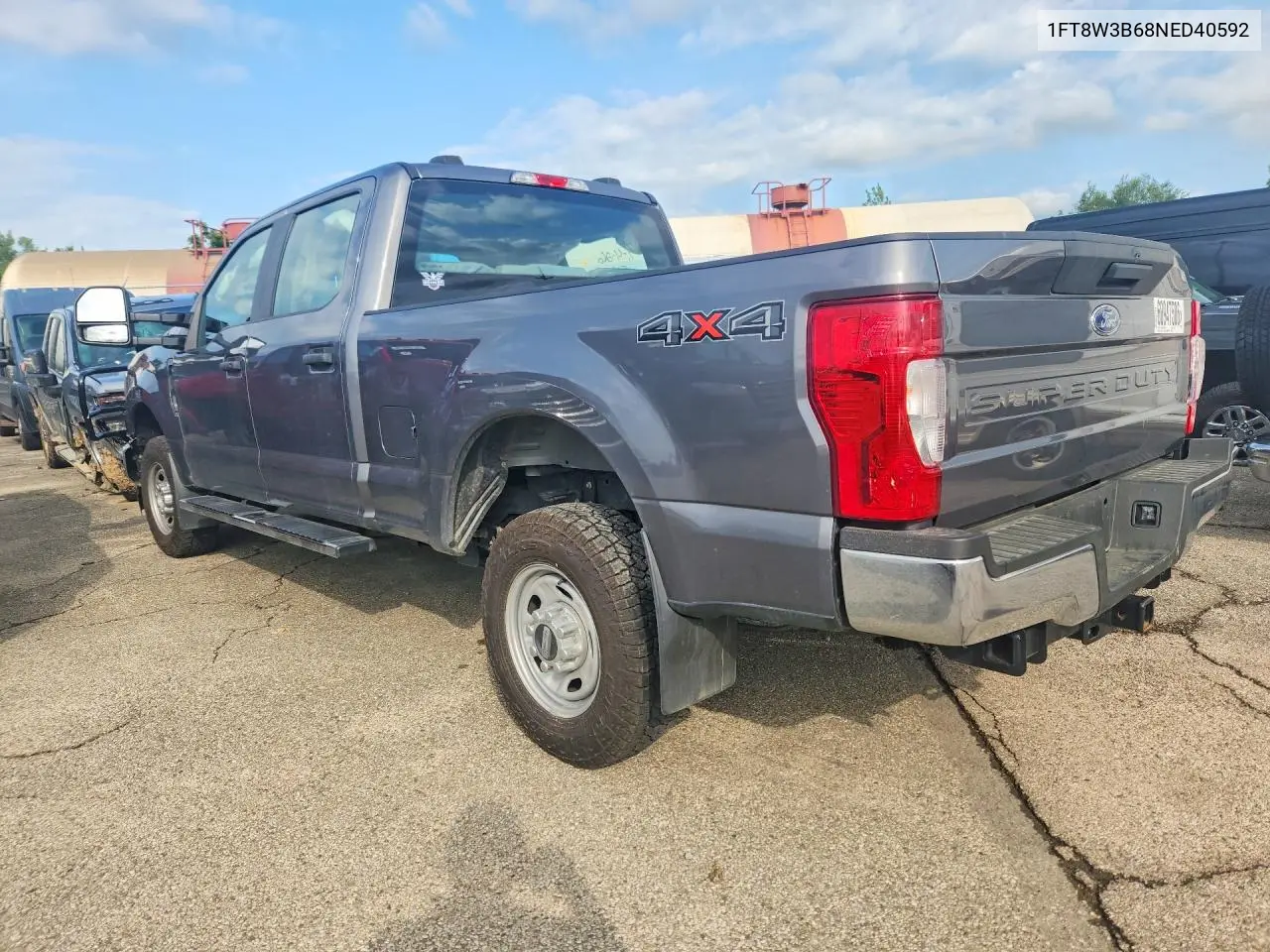 2022 Ford F350 Super Duty VIN: 1FT8W3B68NED40592 Lot: 60947506