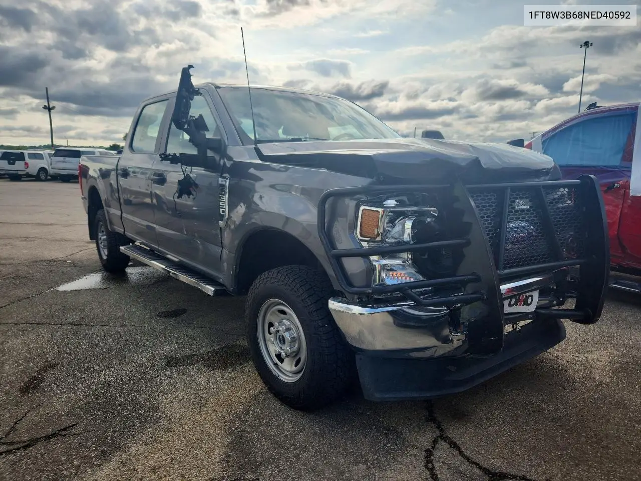 2022 Ford F350 Super Duty VIN: 1FT8W3B68NED40592 Lot: 60947506
