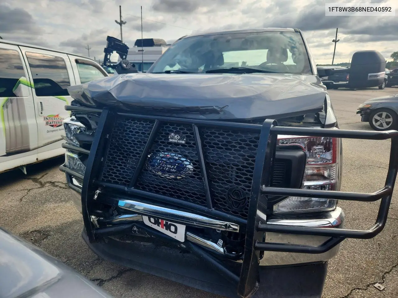 2022 Ford F350 Super Duty VIN: 1FT8W3B68NED40592 Lot: 60947506